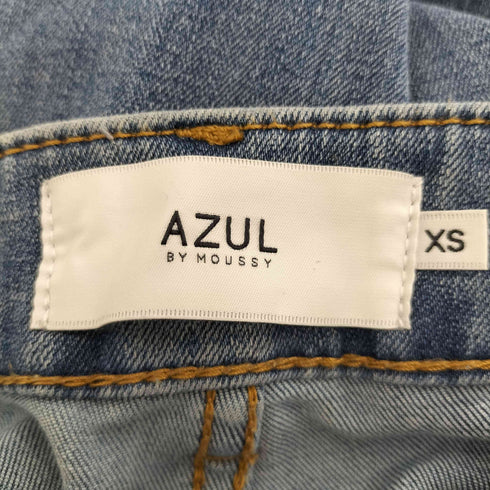 アズールバイマウジー AZUL by moussy A PERFECT DENIM AIR ダメージ加工 スキニーデニムパンツ レディース JPN:XS