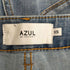 アズールバイマウジー AZUL by moussy A PERFECT DENIM AIR ダメージ加工 スキニーデニムパンツ レディース JPN:XS