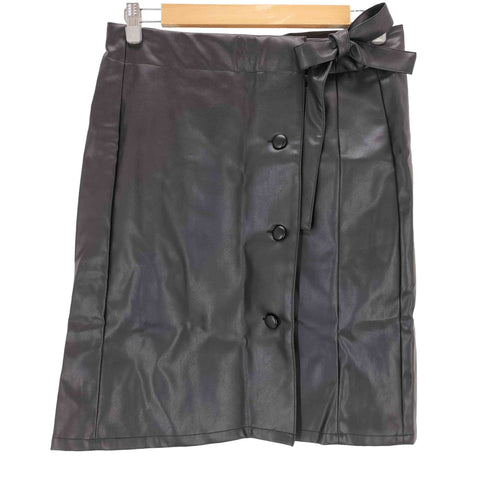 KOWGA SYNTHETIC LEATHER WRAP SKIRT レディース