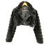 ATMOSPHERE faux fur フェイクファー クロップド ジャケット レディース M