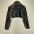 ATMOSPHERE faux fur フェイクファー クロップド ジャケット レディース M
