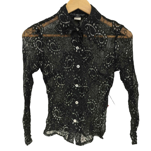 little new york USA製 レギュラーカラー シャツ レディース import:S