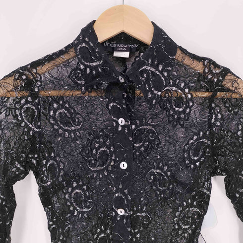 little new york USA製 レギュラーカラー シャツ レディース import:S