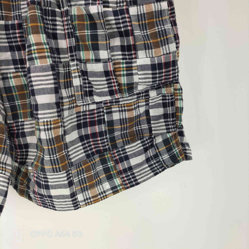 ビームスプラス BEAMS+ 26SS Beach 6 Pocket Shorts Patchwork Madras パッチワーク マドラス チェック ビーチ ジョーツ ショーツ ハーフ パンツ メンズ L