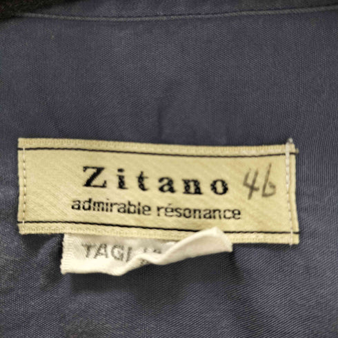 zitano ボックス S/S開襟レーヨンシャツ メンズ L