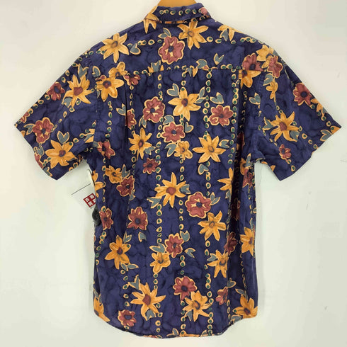 バナナリパブリック BANANA REPUBLIC SAFARI & TRAVEL 80~90S 総柄シャツ メンズ import:XS