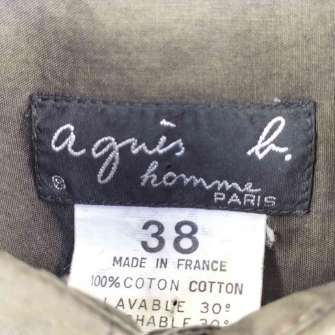 アニエスベーオム Agnes b.homme レギュラーカラーシャツ メンズ 38