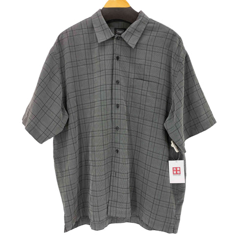 ハガー HAGGER チェック柄ボックスシャツ メンズ