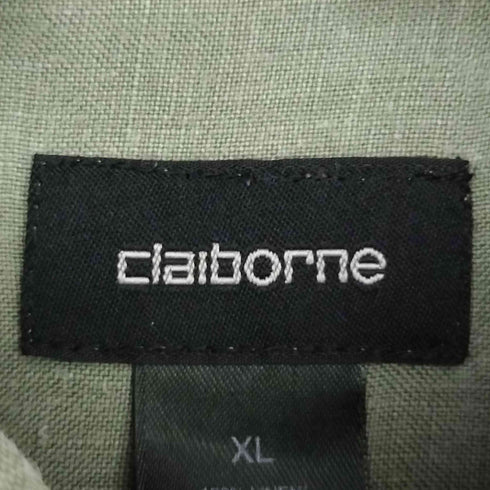クレイボーン Claiborne リネンS/Sシャツ メンズ XL