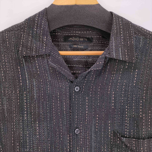アクシスト AXIST 90s SILK TOUCH S/S開襟レーヨンシャツ メンズ L