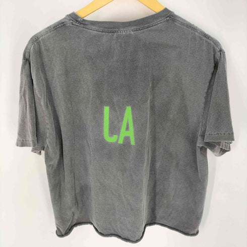 ザデイオンザビーチ THE DAY ON THE BEACH カットオフ Garment Dyed S/S Tシャツ レディース L