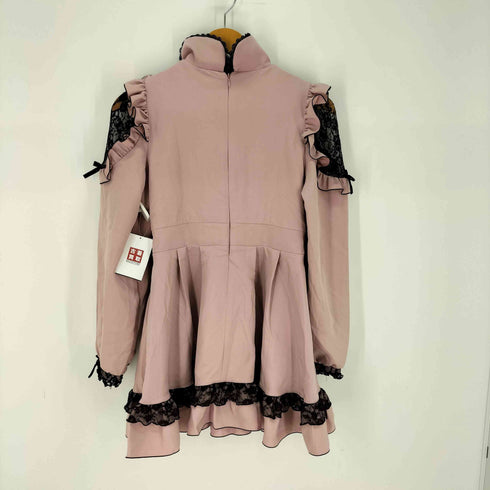 DearMyLove キラキラビジューレース重ねフリルワンピース レディース JPN:M