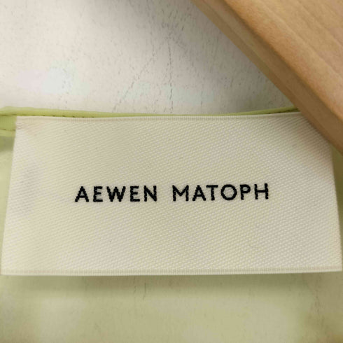 イウエンマトフ AEWEN MATOPH オーガンジー ショートスリーブブラウス レディース