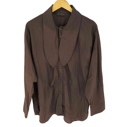 ザラ ZARA ポプリンスカーフシャツ レディース import:L