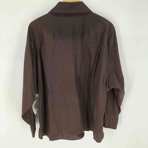 ザラ ZARA ポプリンスカーフシャツ レディース import:L