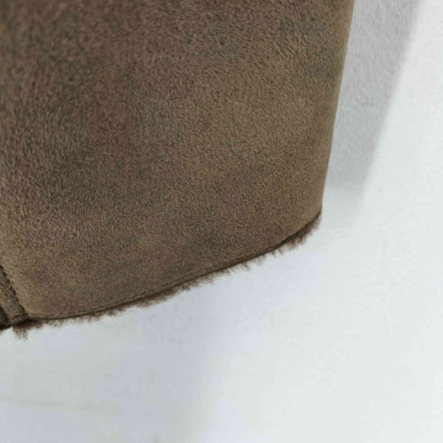 バーバリーロンドン BURBERRY LONDON 裏地ファー ムートンレザー コート レディース import:M