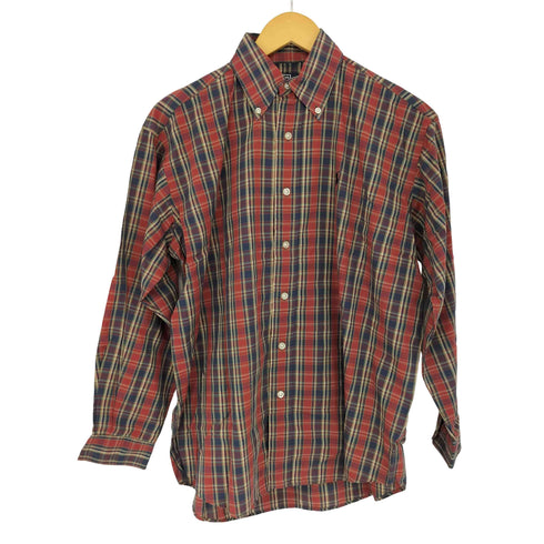 ポロバイラルフローレン Polo by RALPH LAUREN BLAIRE 100 COTTON ボタンダウン チェック シャツ メンズ import:XS