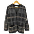Stead モヘヤミックス チェックカーディガン casual メンズ M