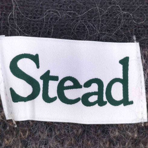 Stead モヘヤミックス チェックカーディガン casual メンズ M