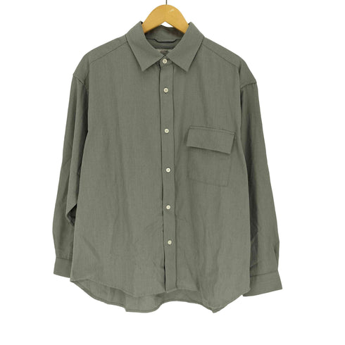 ジャーナルスタンダードレリューム JOURNAL STANDARD relume 26SS 異素材 L/S レギュラー カラー シャツ メンズ JPN:M