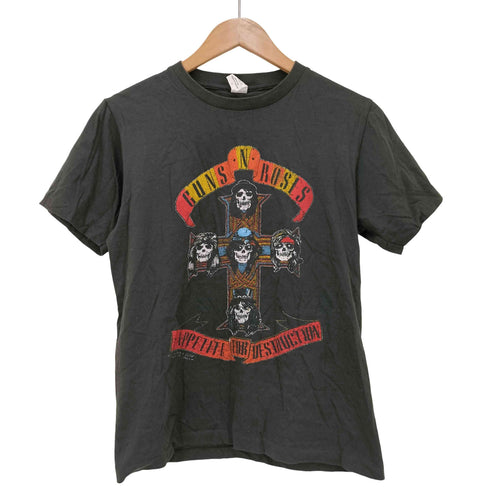 バンド グラフィック プリント S/S クルーネック Tシャツ メンズ M