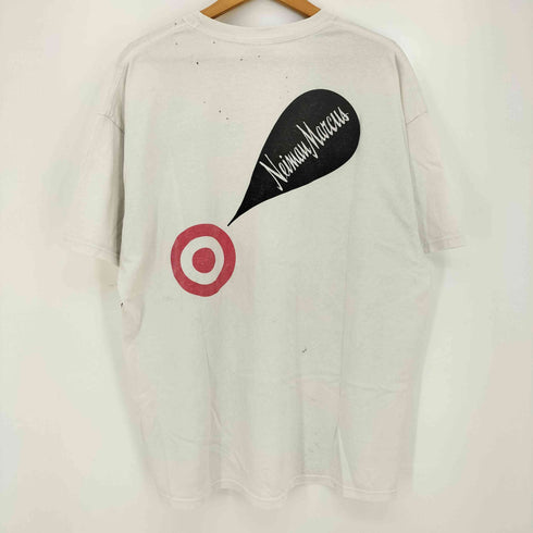 ニーマンマーカス Neiman Marcus 00s PORT and COMPANYボディダメージ加工 両面プリント クルーネック 半袖Tシャツ メンズ import:XL