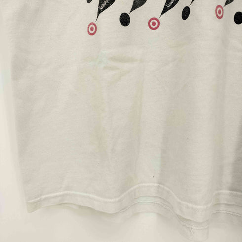 ニーマンマーカス Neiman Marcus 00s PORT and COMPANYボディダメージ加工 両面プリント クルーネック 半袖Tシャツ メンズ import:XL