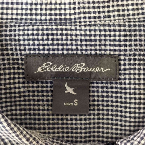 エディーバウアー Eddie Bauer ギンガム チェック ハーフ ジップ アップ シャツ メンズ import:S