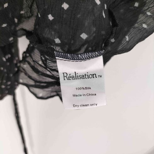 Realisation シルク シアー ワンピース レディース import:XS