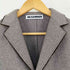 ジルサンダー JIL SANDER 90-00s パイピング チェスターコート メンズ 34
