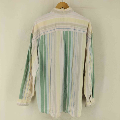 ギャップ Gap The BIG Shirt マルチストライプ BD 長袖 シャツ メンズ XL
