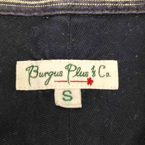 バーガスプラス BURGUS PLUS コットンリネン ストライプBDシャツ メンズ JPN:S