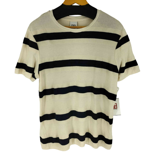 ザラ ZARA ボーダー S/S カットソー レディース import:L