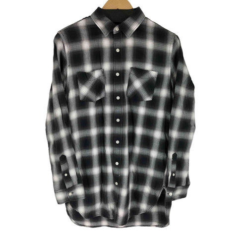 ブラウニー BROWNY L/S オンブレチェックシャツ メンズ JPN:M