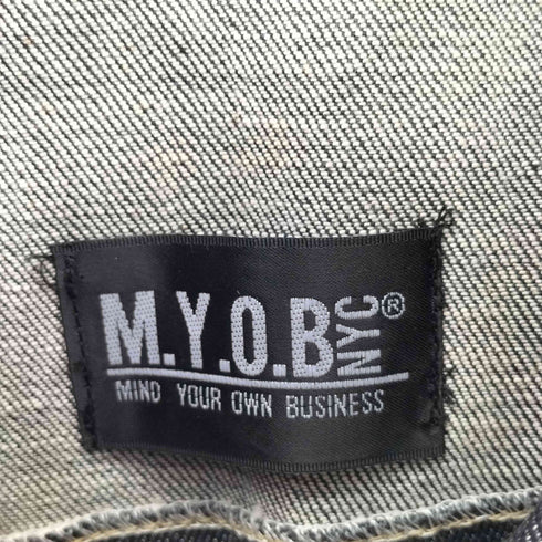エムワイオービーエヌワイシー M.Y.O.B NYC レイヤードデニムジャケット レディース FREE