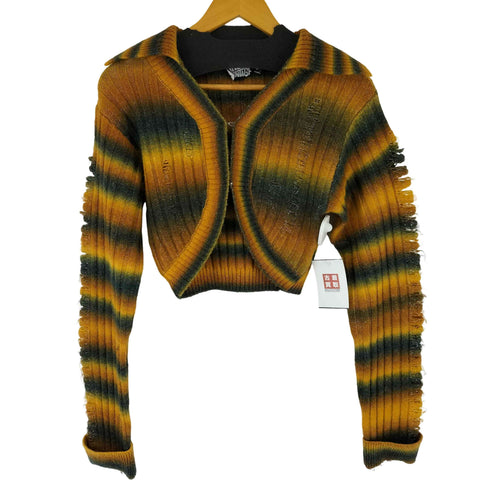 RECLAIMED VINTAGE マルチカラー ダメージ カーディガン レディース US 4