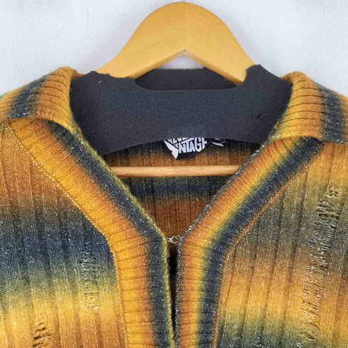 RECLAIMED VINTAGE マルチカラー ダメージ カーディガン レディース US 4