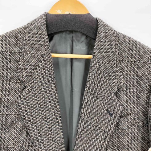 ジョルジオアルマーニ Giorgio Armani チェックウールテーラードジャケット メンズ