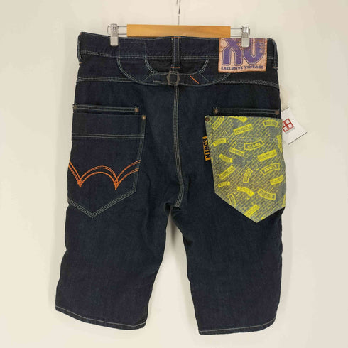 エドウィン EDWIN exclusive vintage 濃紺 ハーフ デニム パンツ メンズ 36