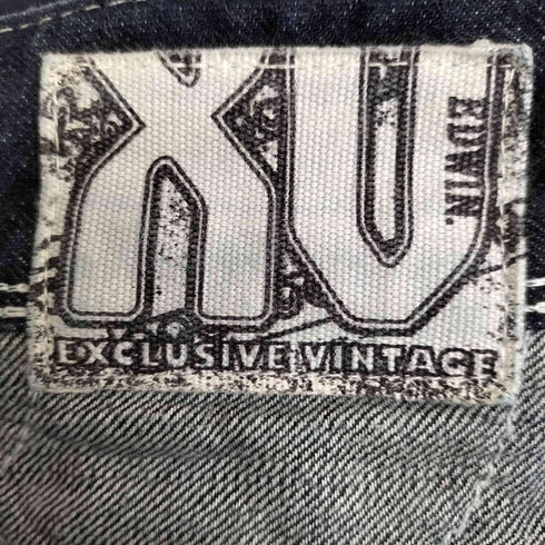 エドウィン EDWIN exclusive vintage 濃紺 ハーフ デニム パンツ メンズ 36
