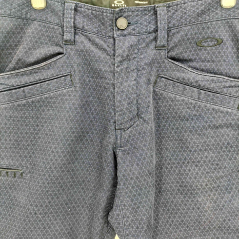 オークリー OAKLEY 総柄 ロゴ刺繍 ストレッチパンツ メンズ 31