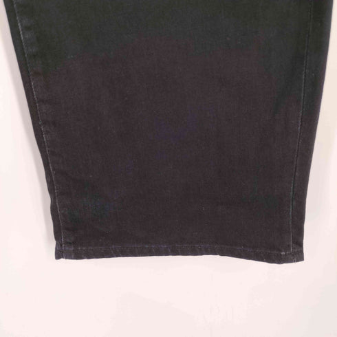 ザラ ZARA ブラックワイドデニムパンツ メンズ 40
