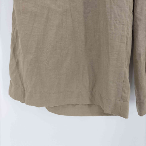 グリーンレーベルリラクシング GREEN LABEL RELAXING タック ワイド パンツ 撥水 レディース 36
