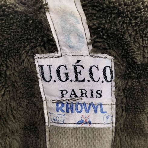 French air force 60S フランス空軍 U.G.E.C.O社製 ELLESS ZIP RHOVYL flight jacket ロビィール フライトジャケット メンズ