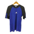 アディダス adidas 00s 万国旗タグ ラグランスリーブ 3ストライプ Tシャツ メンズ import:M