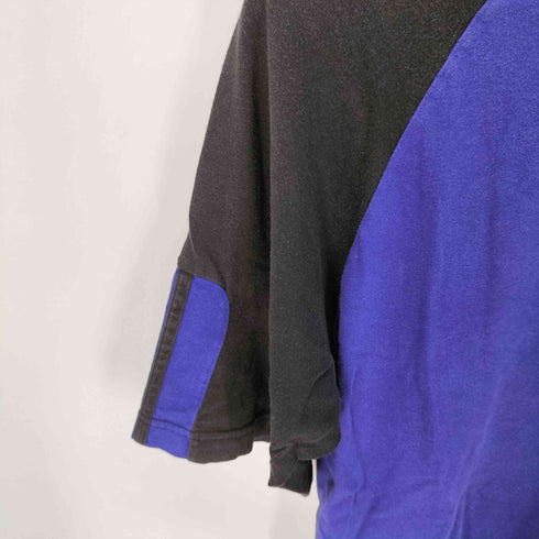 アディダス adidas 00s 万国旗タグ ラグランスリーブ 3ストライプ Tシャツ メンズ import:M