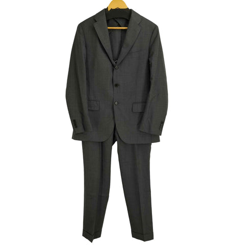ユナイテッドアローズグリーンレーベルリラクシング UNITED ARROWS green label relaxing ウール シルク混 カジュアルスーツ セットアップ メンズ 46