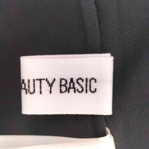 ナチュラルビューティーベーシック NATURAL BEAUTY BASIC ブッチャーフリンジワンピース レディース JPN:S