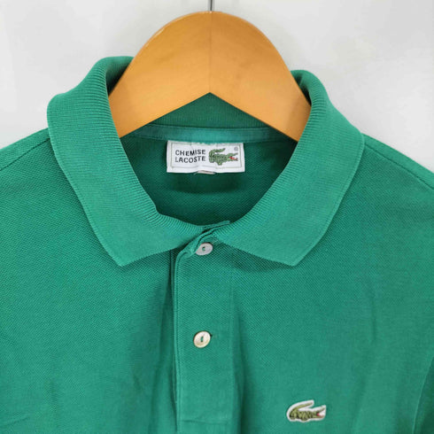 シュミーズラコステ CHEMISE LACOSTE 鹿の子 ロゴワッペン ポロシャツ メンズ JPN:3
