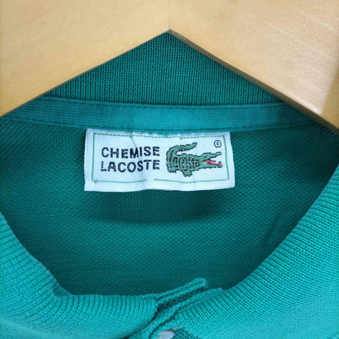 シュミーズラコステ CHEMISE LACOSTE 鹿の子 ロゴワッペン ポロシャツ メンズ JPN:3